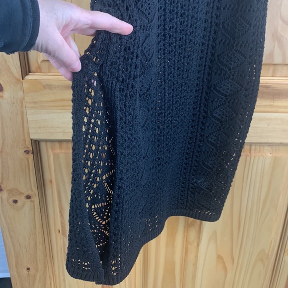 NWT Poof New York black crochet dress, 2 in 1! - Picture 5 of 9
